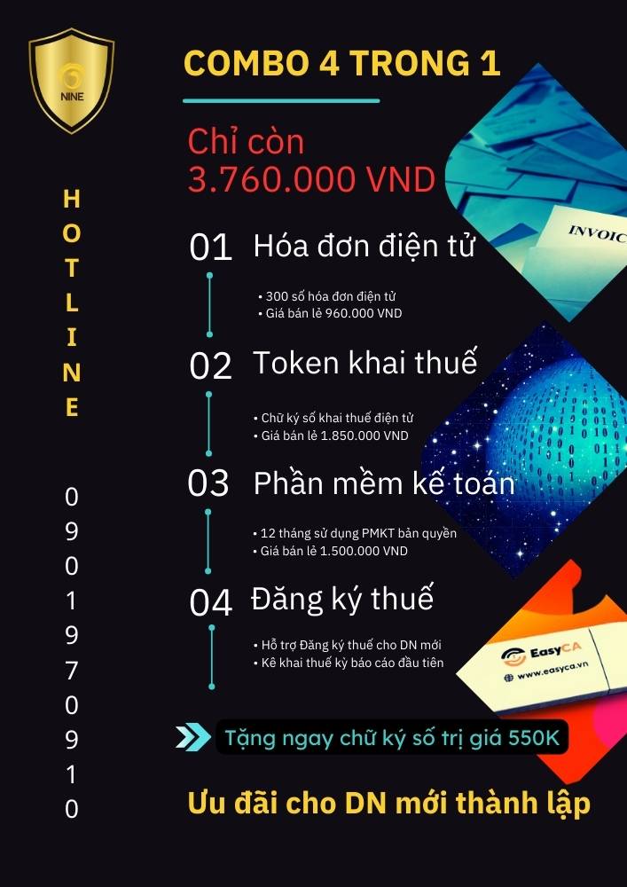 COMBO 4IN1 TIỆN ÍCH CHO DOANH NGHIỆP MỚI COMBO 4IN1 TIỆN ÍCH CHO DOANH NGHIỆP MỚI