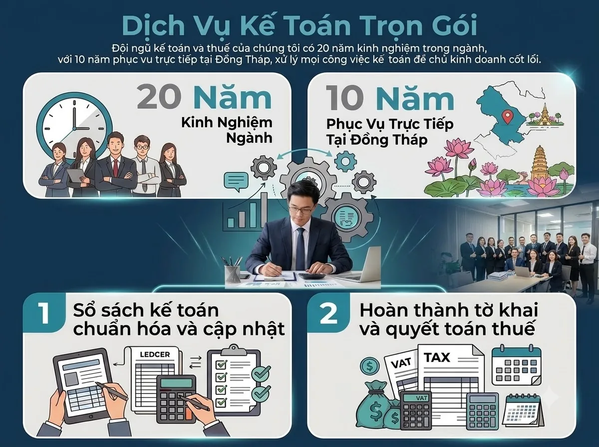 Dịch vụ kế toán trọn gói của DR9